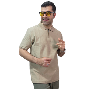 پلوشرت نیم زیپ مردانه کد محصول nim3213