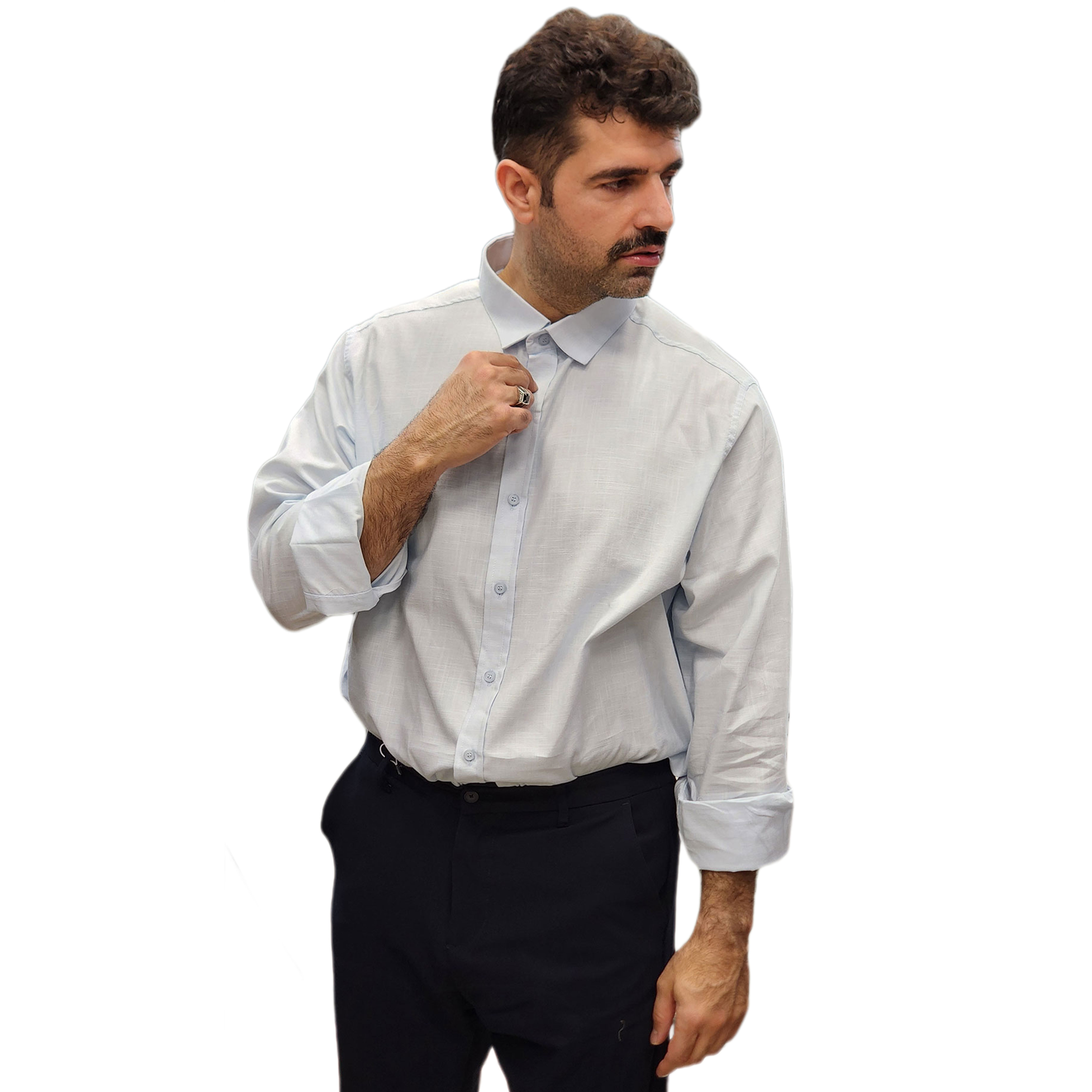 پیراهن سایز بزرگ مردانه کد محصول DVN3054