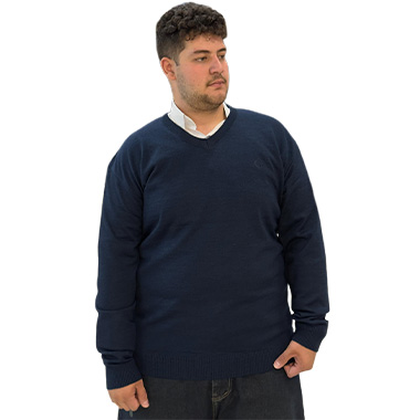 پلیور یقه هفت سایز بزرگ کد محصولVed2055