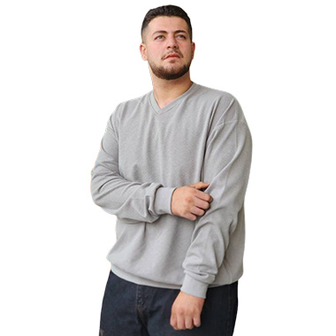 پلیور یقه هفت سایز بزرگ کد محصولpkh6532